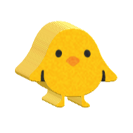 a mem cake in the shape of a fish cake.